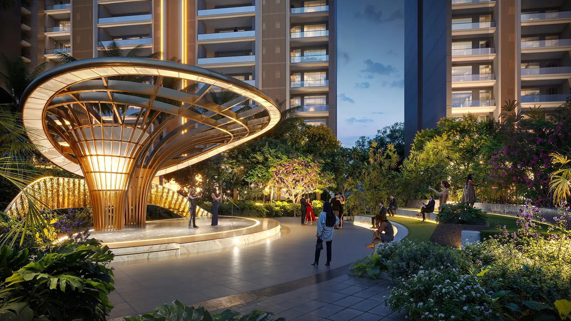 Amphitheatre at Suncity Monarch Residences Sector 78 Gurgaon