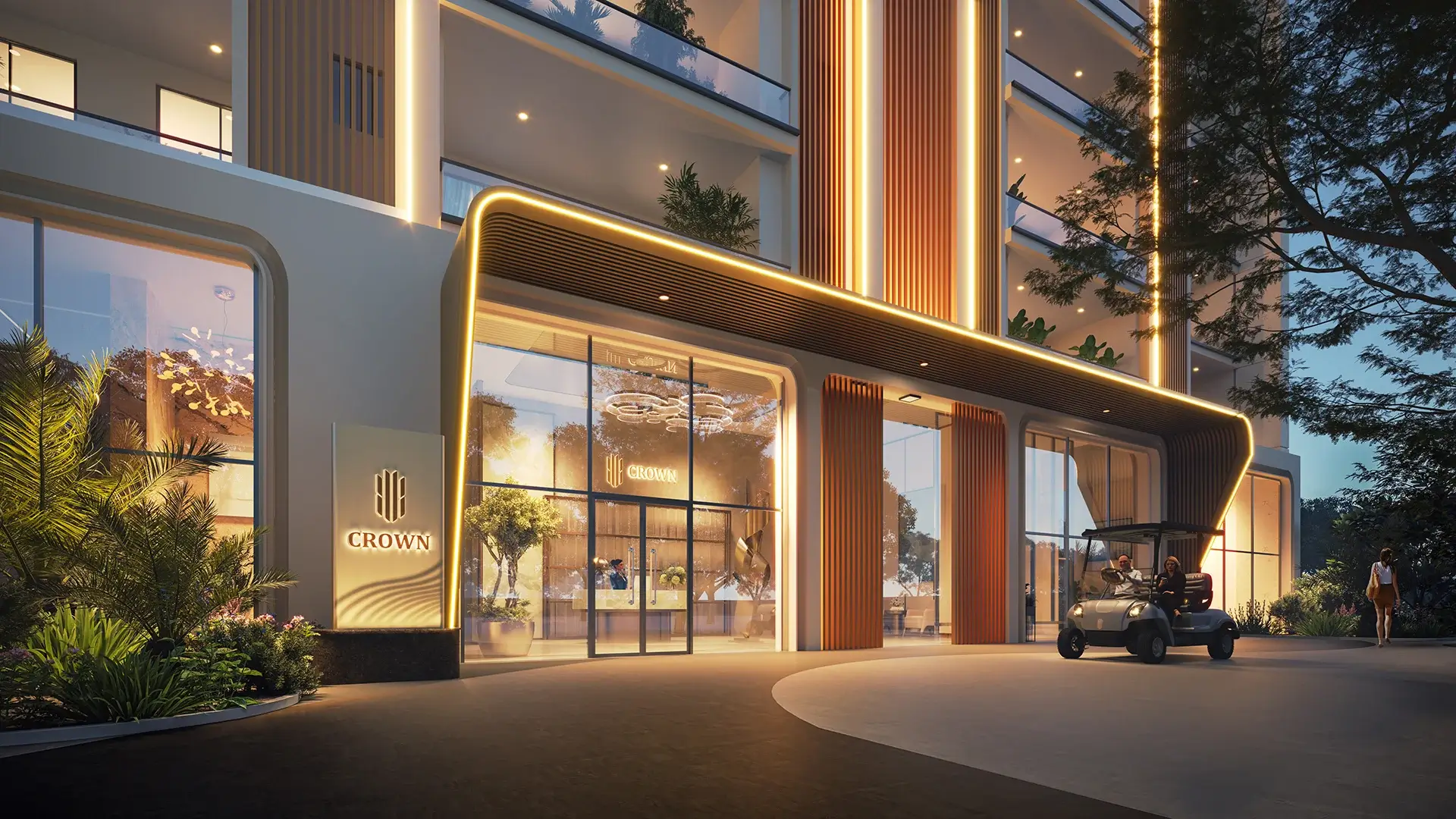 Drop off area at Suncity Monarch Residences Sector 78 Gurgaon