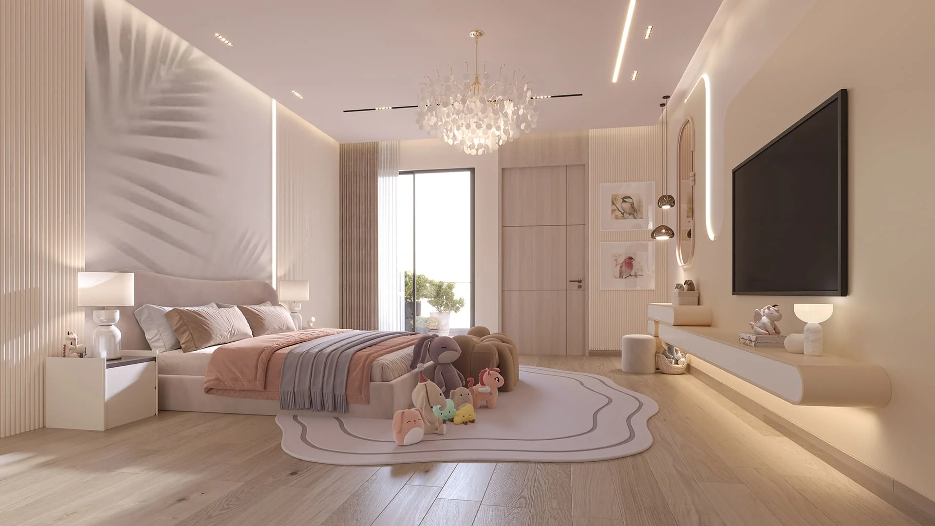 Kids room interior at Suncity Monarch Residences Sector 78 Gurgaon
